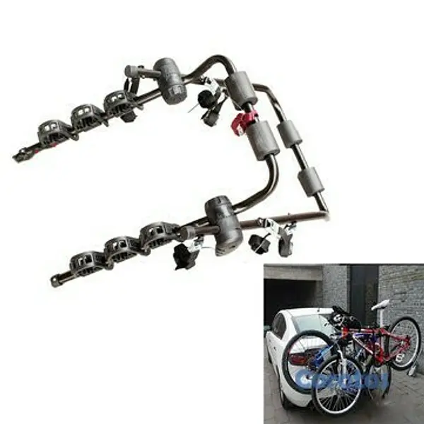 bicicletas y accesorios - Rack de vehiculo, porta bicicletas de 3  2