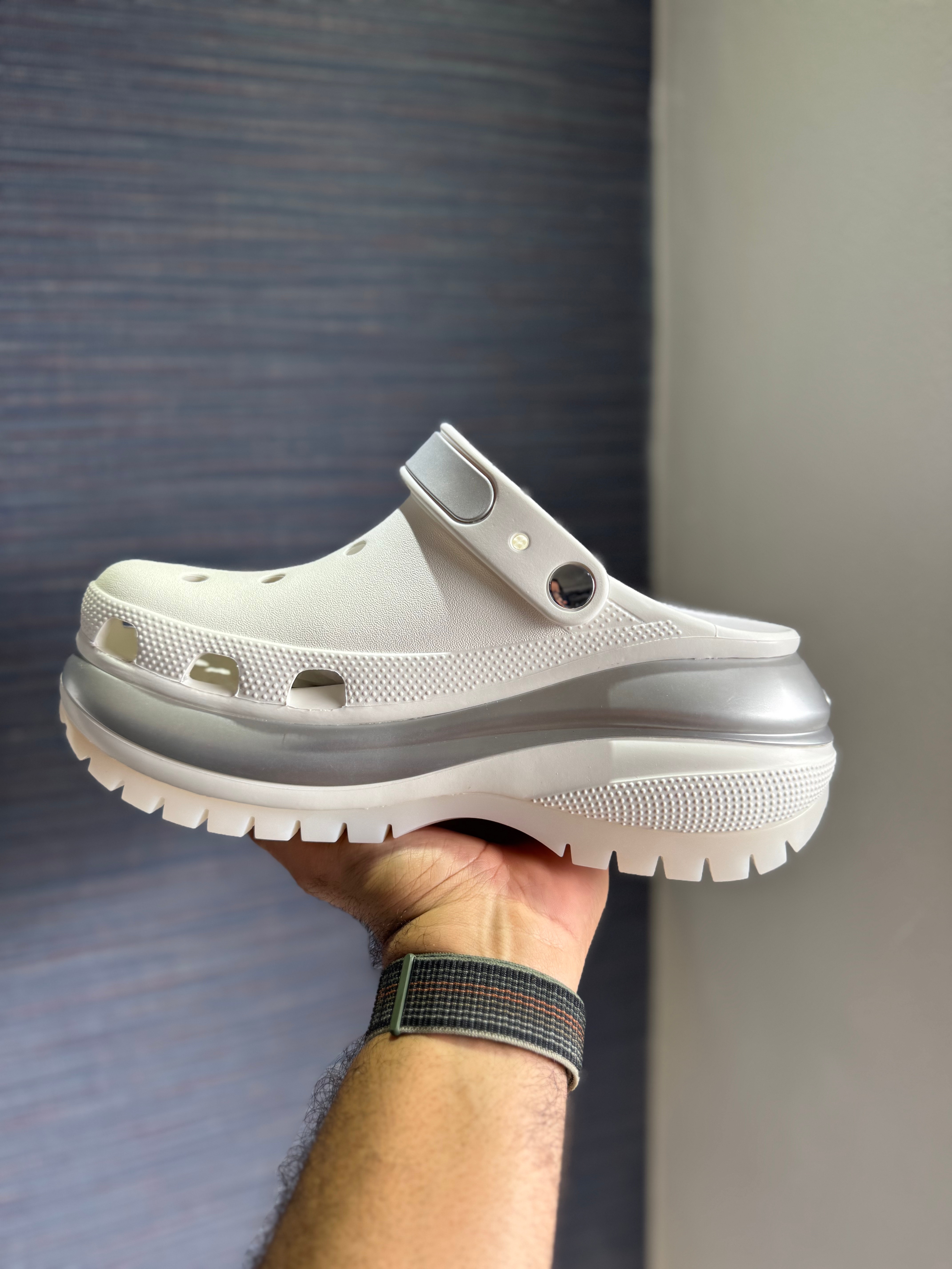 zapatos para mujer - Crocs Megacrush Original SZ 37,38,39 Blanco Nuevo, 0
