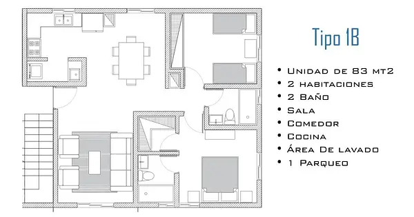 apartamentos - NUEVO PROYECTO, COST VED. 2H desde US$ 112,500 
 aptos 3H desde US$ 140,000  7