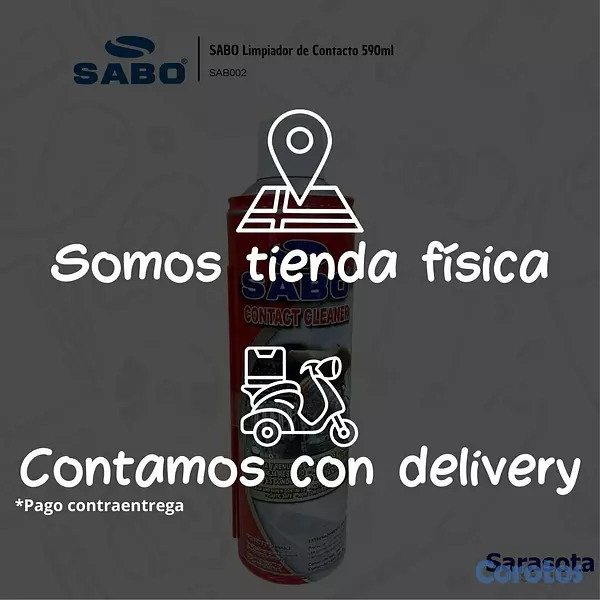 accesorios para electronica - SABO Limpiador de Contacto 590ml 2