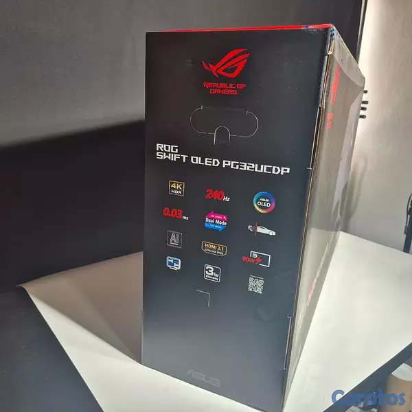 computadoras y laptops - Monitor ASUS ROG Swift PG32UCDP OLED 32” 4K 240Hz  2