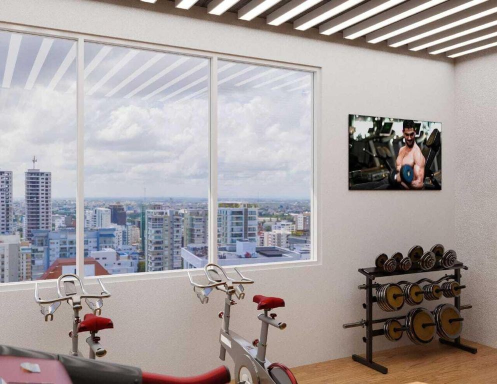 apartamentos - Apartamento en proyecto en venta #24-1007 balcón, ascensor, gimnasio, planta E. 5