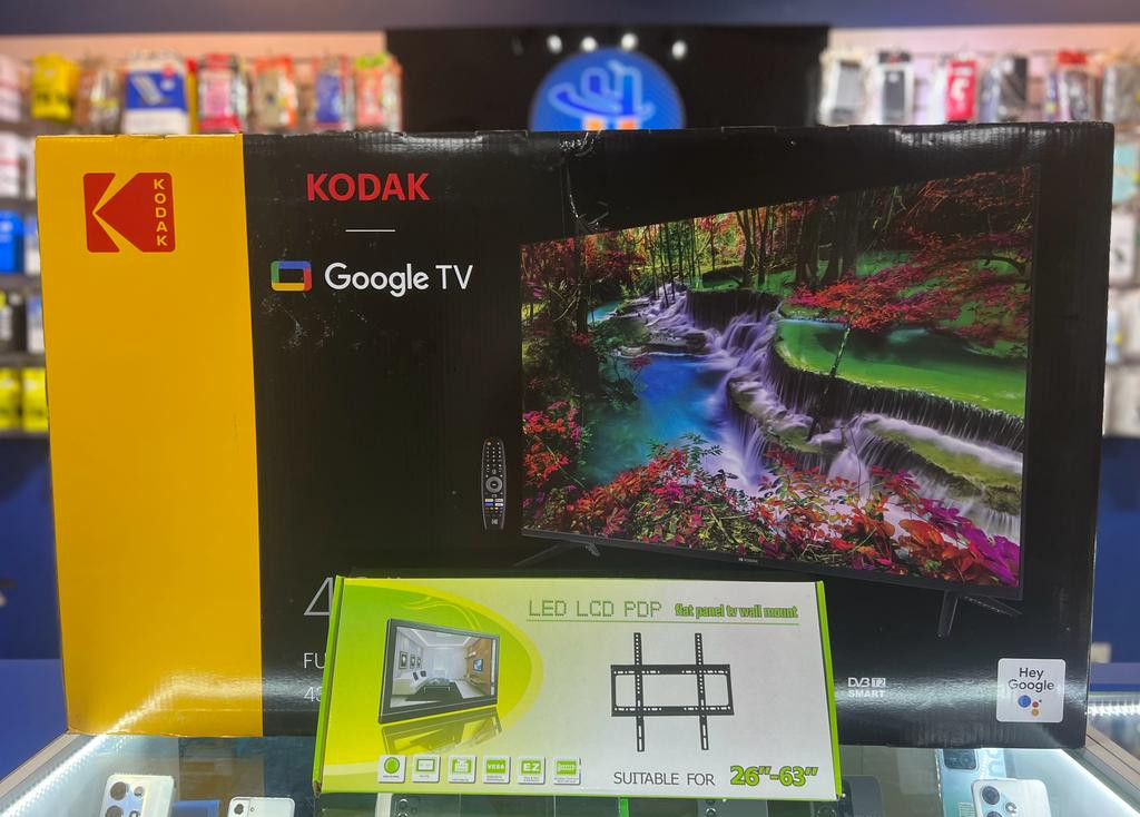 tv - SMART TV KODAK DE 43 PULGADAS GOOGLE TV CONTROL POR VOZ 2024 NUEVAS
 0