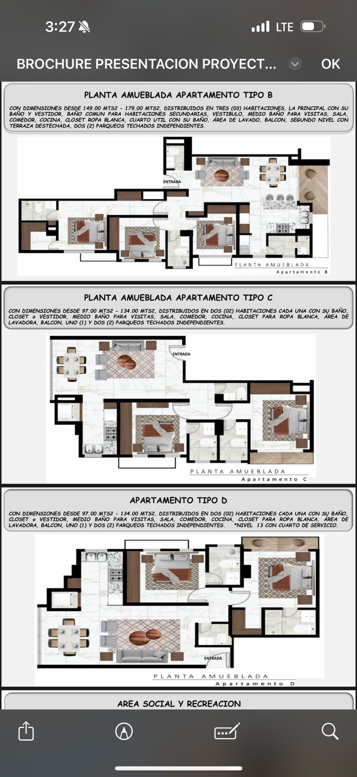 apartamentos - Proyecto  en plano de lujo Evaristo morales ,  Ent 8