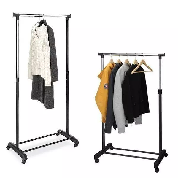 decoración y accesorios - Rack Tendedero de ropa Ajustable Liviano Portátil Paca 30 Kg  66 Libras COLGADOR 3