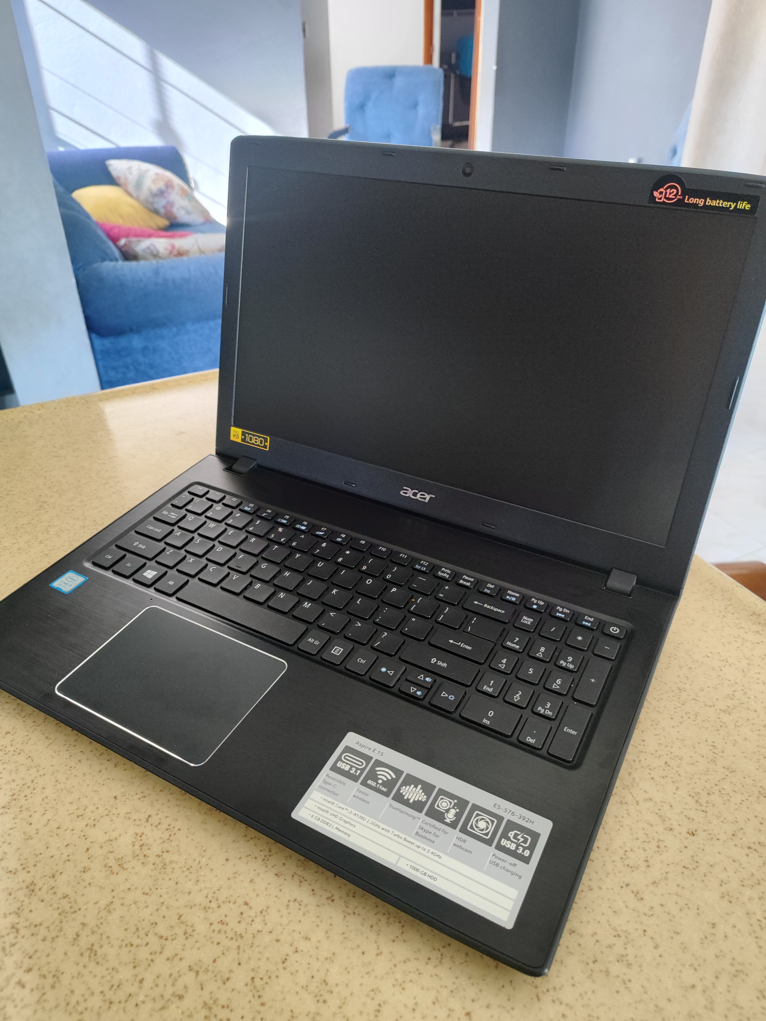 computadoras y laptops - Laptop Acer E15 Core i3 8va Gen | 12GB RAM | 256GB SSD + 1TB | Windows 11 3