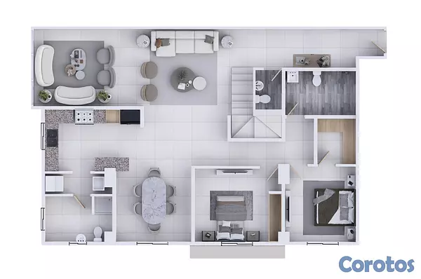 apartamentos - Apartamentos en Venta en El Millón Santo Domingo Proyecto Nuevo 2 y 3 Hab 9