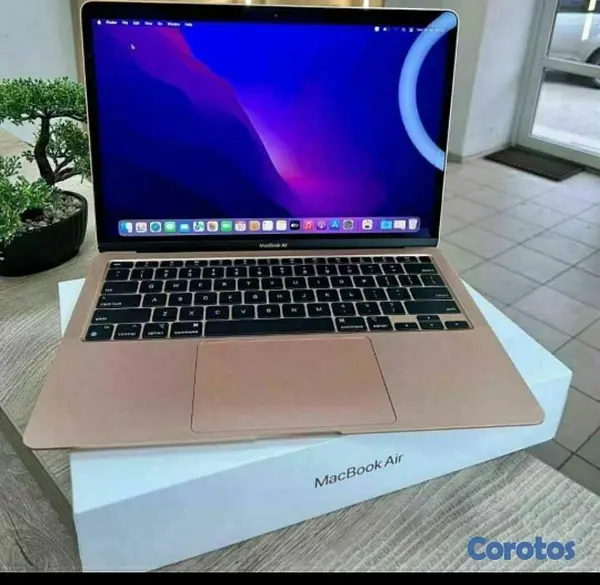 computadoras y laptops - Laptop Apple MacBook Air 2020, 13.3" M1, 8GB RAM, 256GB SSD, Rose Gold, Nueva 2