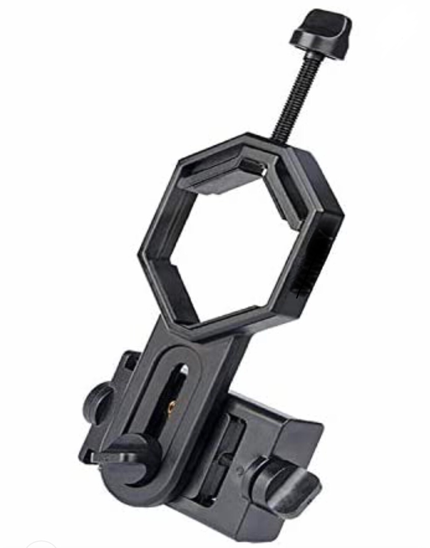 accesorios para electronica - Cabeza de Tripode giratoria 360 tipo BoLA. adaptador de cellular para Binoculare 1