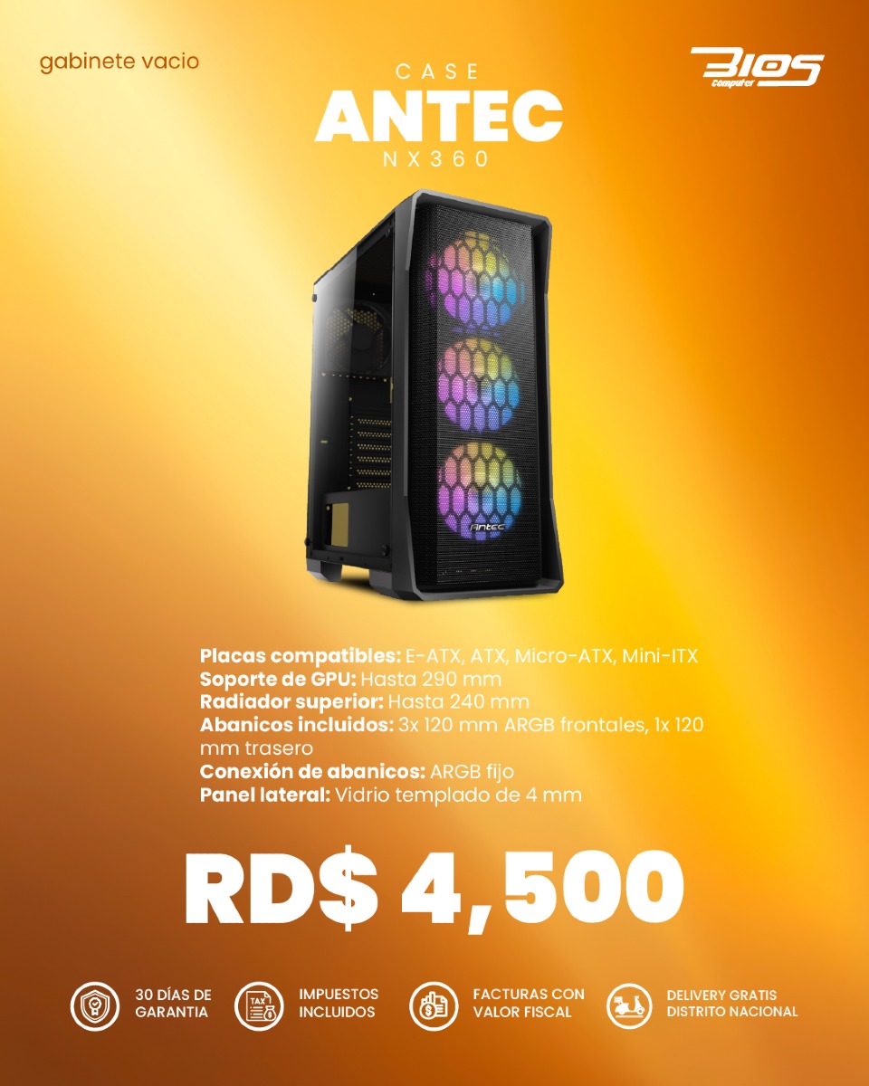 computadoras y laptops - Antec NX360 0