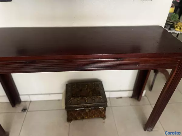 decoración y accesorios - Mesa padrón grande caoba 2