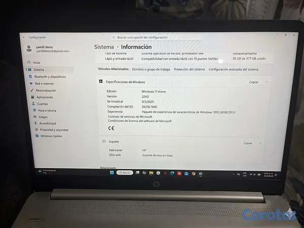 computadoras y laptops - Laptop HP 15" | Core i7 12va Gen | 16GB RAM | 512GB SSD + Estuche Targus
 5
