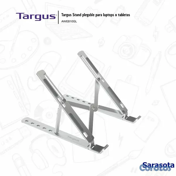 accesorios para electronica - Targus Stand Para Laptop O Tabletas Aluminio 2