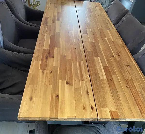 muebles y colchones - MESA DE COMEDOR MODERNA 8 SILLAS 2