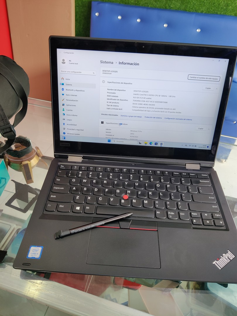 computadoras y laptops - Lenovo thinkpad yoga L380 i5 de 8va generación 
 2
