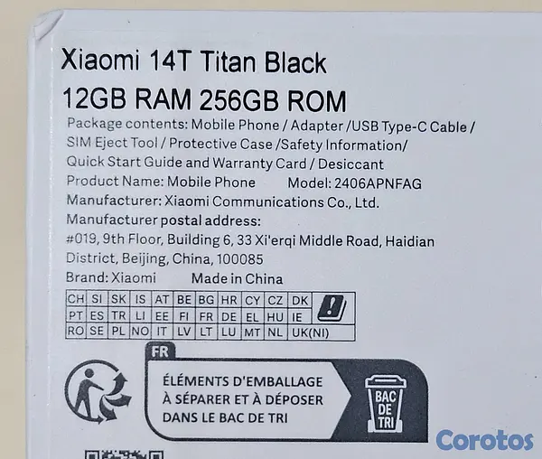 celulares y tabletas - Celular Xiaomi 14T Ai 5