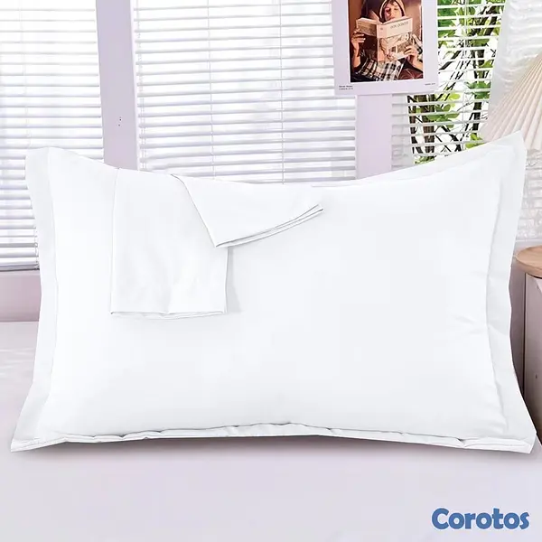 decoración y accesorios - funda de almohada en tela algodón 2 unidad  4