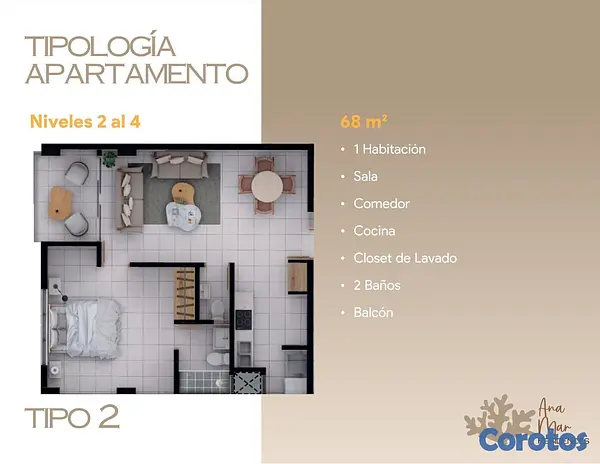 apartamentos - PROYECTO DE APARTAMENTO JUAN DOLIO ANA MAR RESIDENCE  9