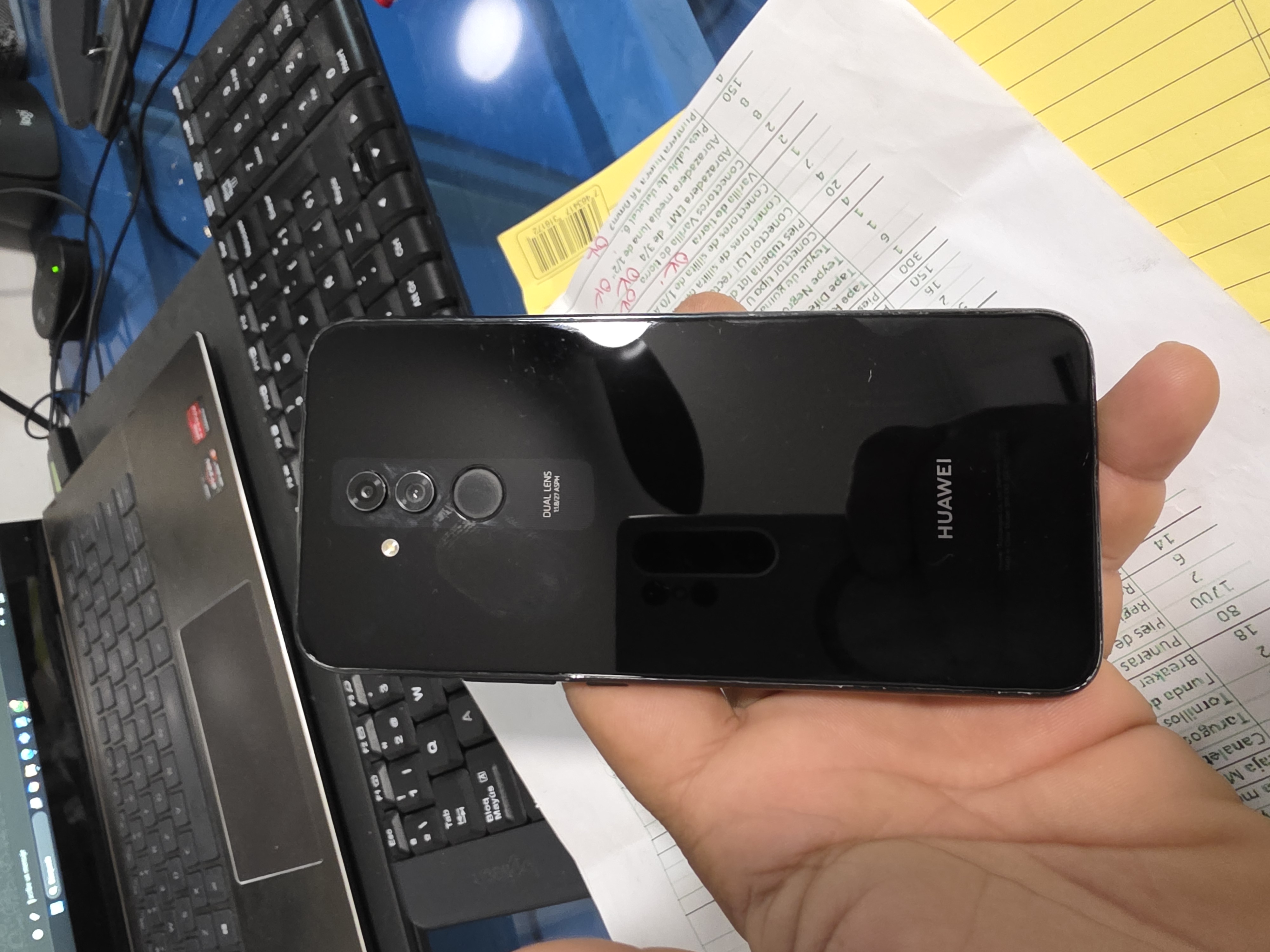 celulares y tabletas - huawei mate 10 lite 64 gigas  0