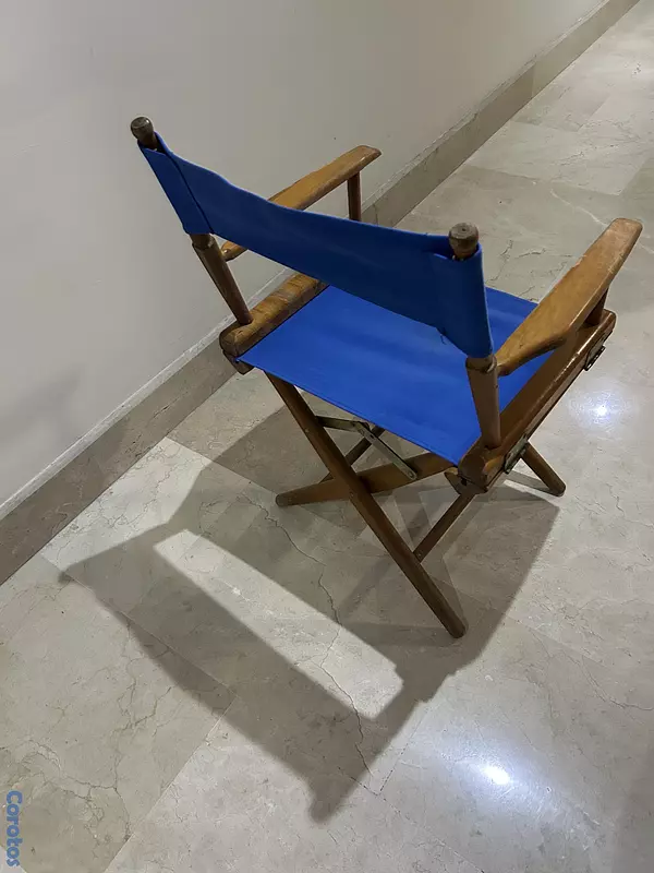 muebles y colchones - Sillas Plegables de madera con descasa brazos  5