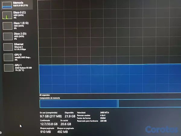 computadoras y laptops - Cpu HP ELITEDESK 32 DE RAM 2TB DE ALMACENAMIENTO  8