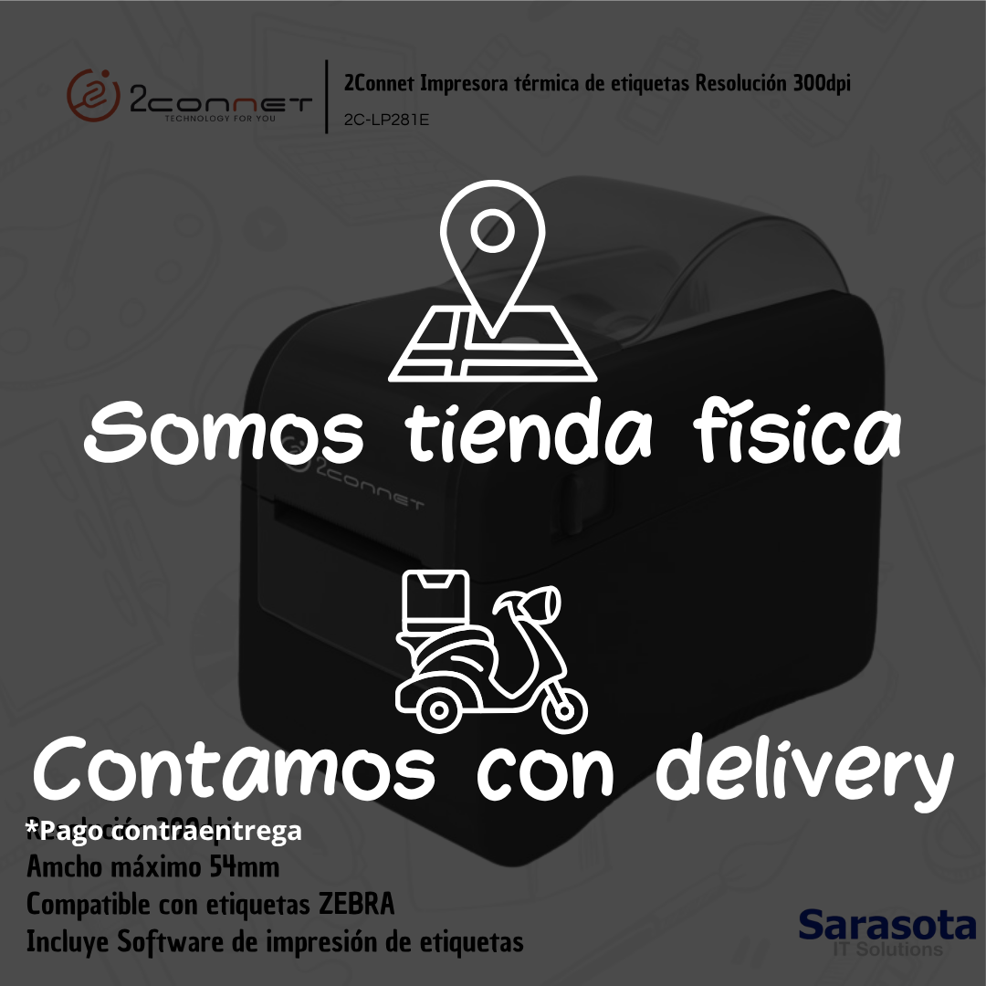 impresoras y scanners - 2Connet Impresora térmica de etiquetas Resolución  1