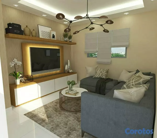 apartamentos - APARTAMENTOS DE 2 HABITACIONES, SECTOR CACICAZGOS, AREA SOCIAL. 5