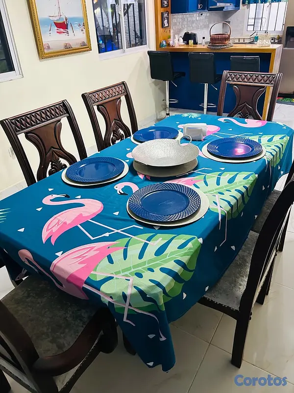 muebles y colchones - juego de comedor en caoba. 2
