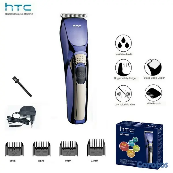 salud y belleza - Maquina de afeitar y recortar HTC AT228 3