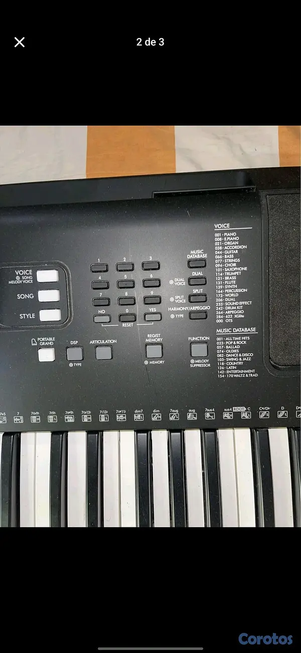 instrumentos musicales - teclado eléctrico, yamaha_PSR- E373 3