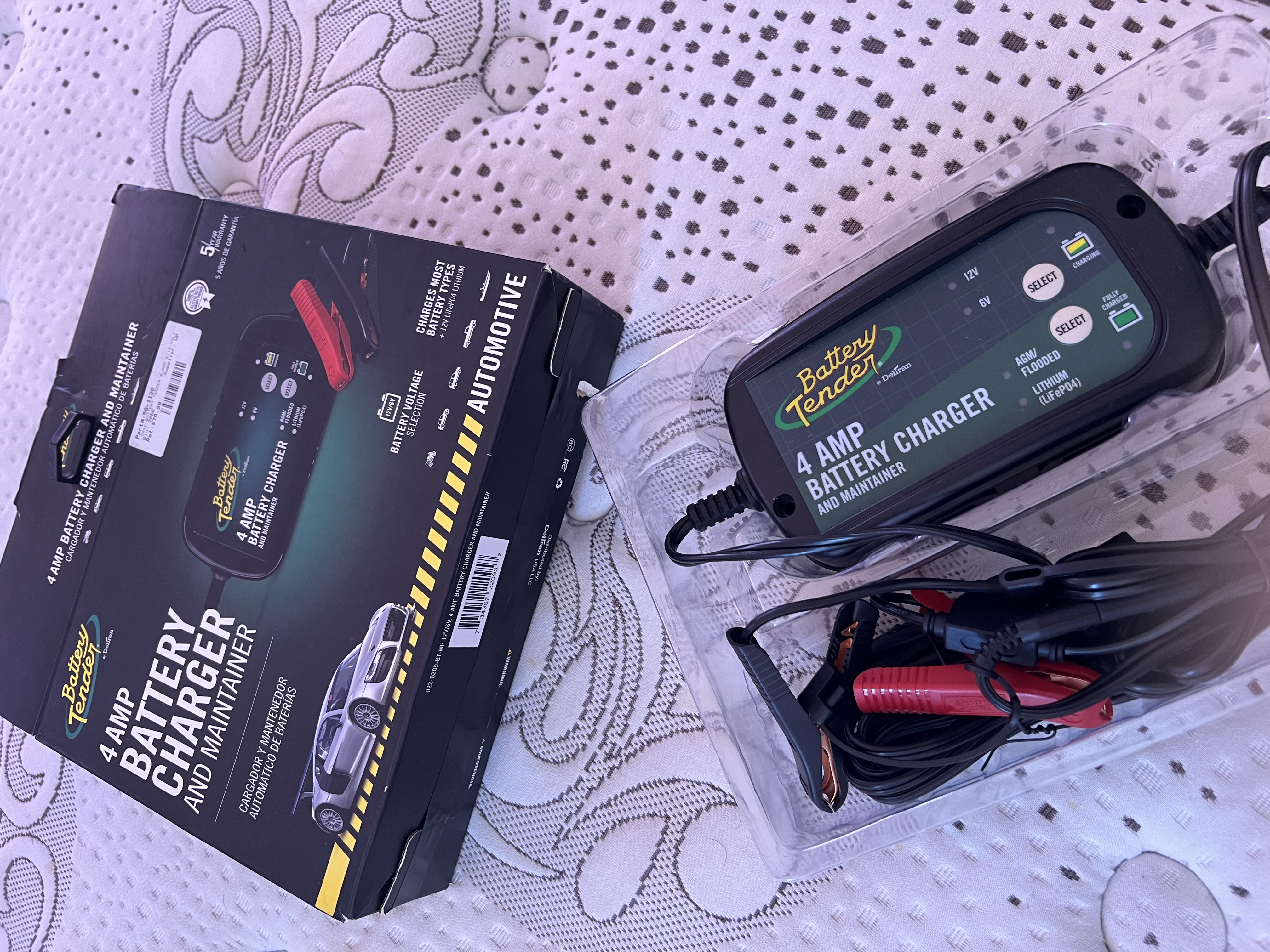 accesorios para electronica - Cargador de batería para carro 