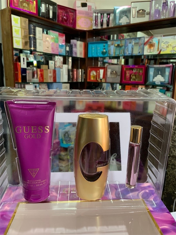 salud y belleza - Set perfume Guess Gold. Original. AL POR MAYOR Y AL DETALLE