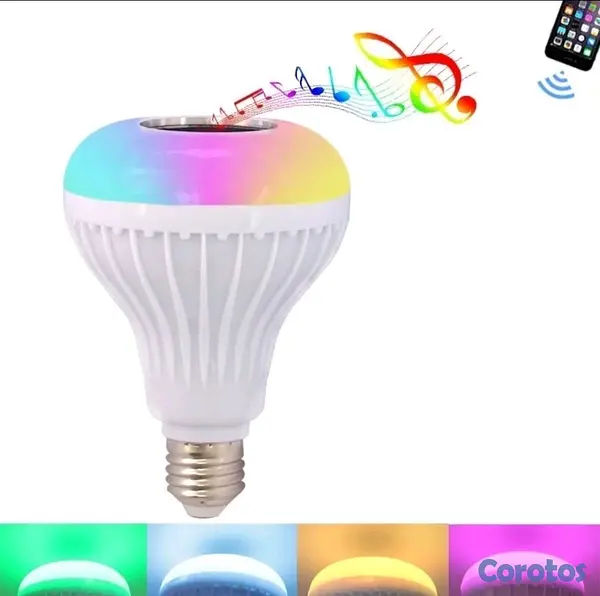 Otros productos - Bombillo Bluetooth para escuchar música  🎵 cod: 28716  por tan solo $400 pesos. 2