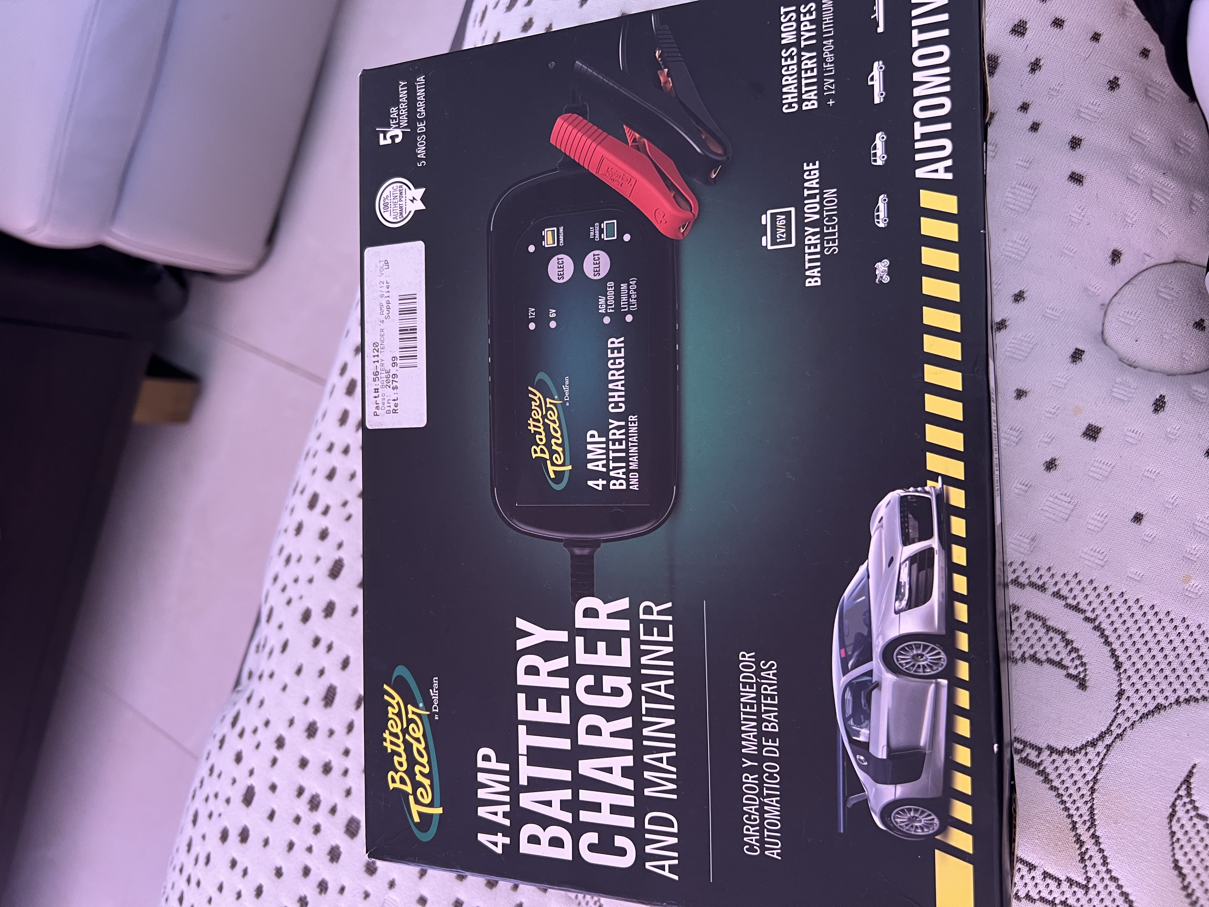 accesorios para electronica - Cargador de batería para carro  1