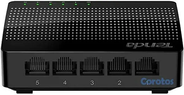 computadoras y laptops - SWITCH 5 PUERTOS TENDA GIGABIT SG105, NO ADMINISTRABLE, 10/100/1000  2