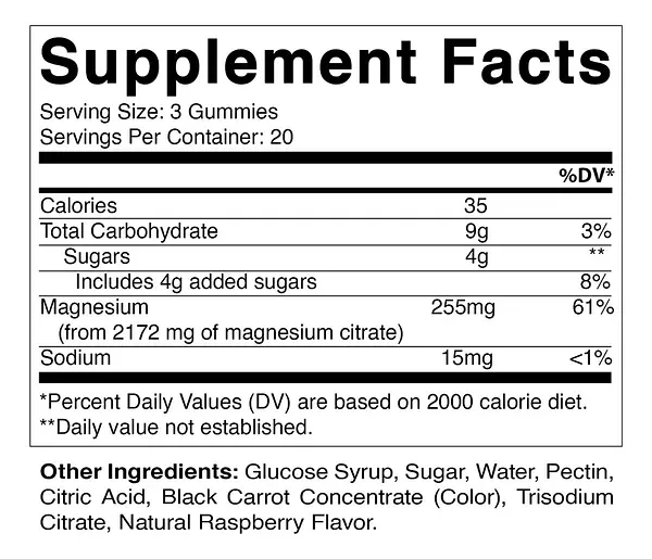 Salud y Equipamiento Médico - Citrato Magnesio 60gum Vitamati 2