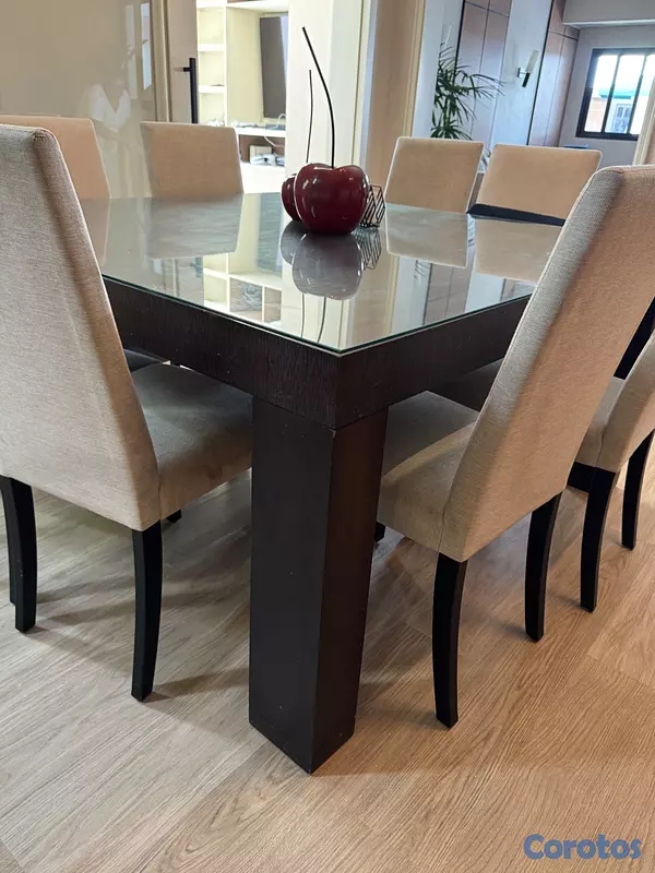 muebles y colchones - Vendo comedor de 8 sillas  2