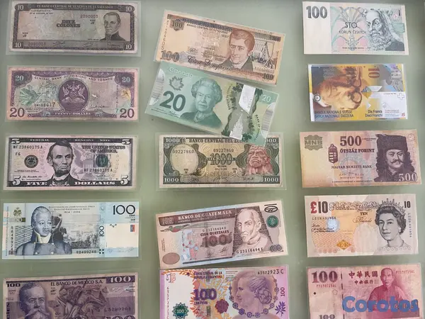 hobby y coleccion - Cuadro Billetes Diversos Paises 6