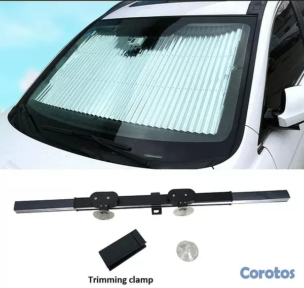otros electronicos - Parasol retráctil para vehiculo 2