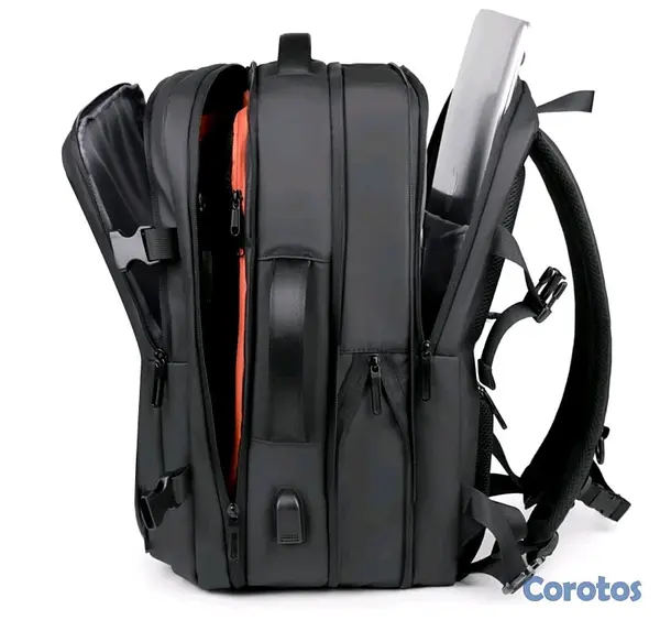 carteras y maletas - Mochila de viaje con cargador portátil  6