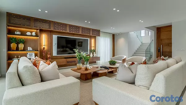 casas vacacionales y villas - En Venta Villa amueblada de 3 habitaciones en Playa Nueva Romana 6