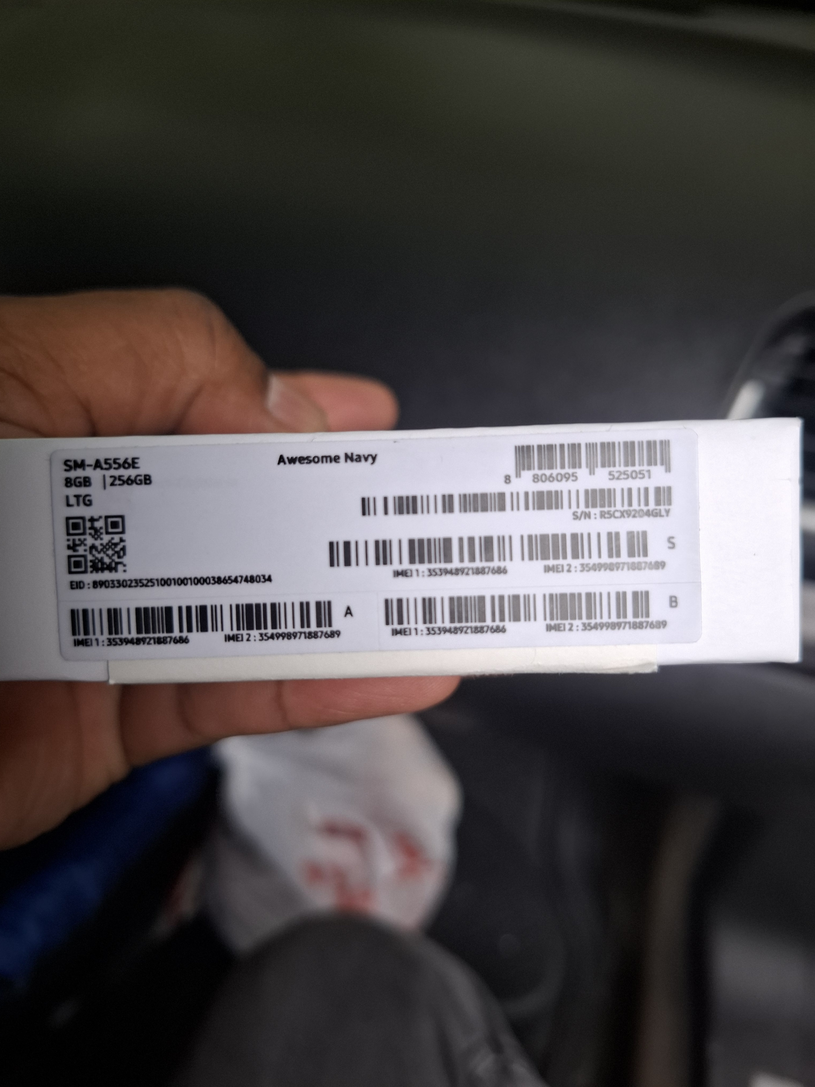 celulares y tabletas - Vendo Samsung Galaxy A55 5G, 256GB/8GB, color Awesome Blue, en su caja,12,500 5