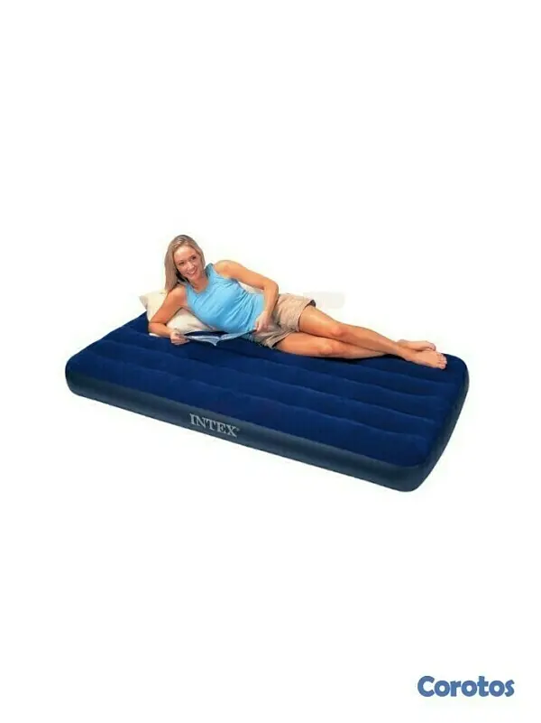 muebles y colchones - Colchón inflable intex 30 pulgadas, súper práctico de inflar y cómodo.  (OFERTA) 2