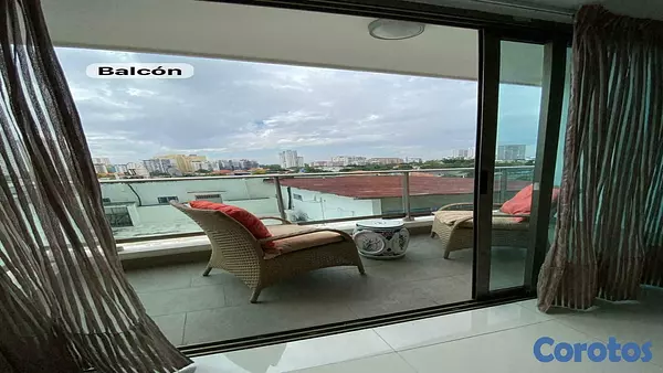 apartamentos - Los Cacicazgos, en piso ALTO con Balcón, LUJOSA torre 6