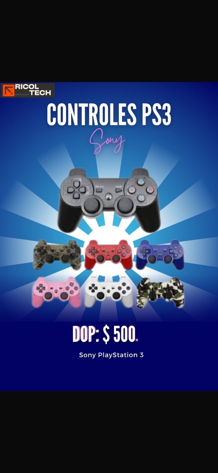 consolas y videojuegos - Controles de PS3 