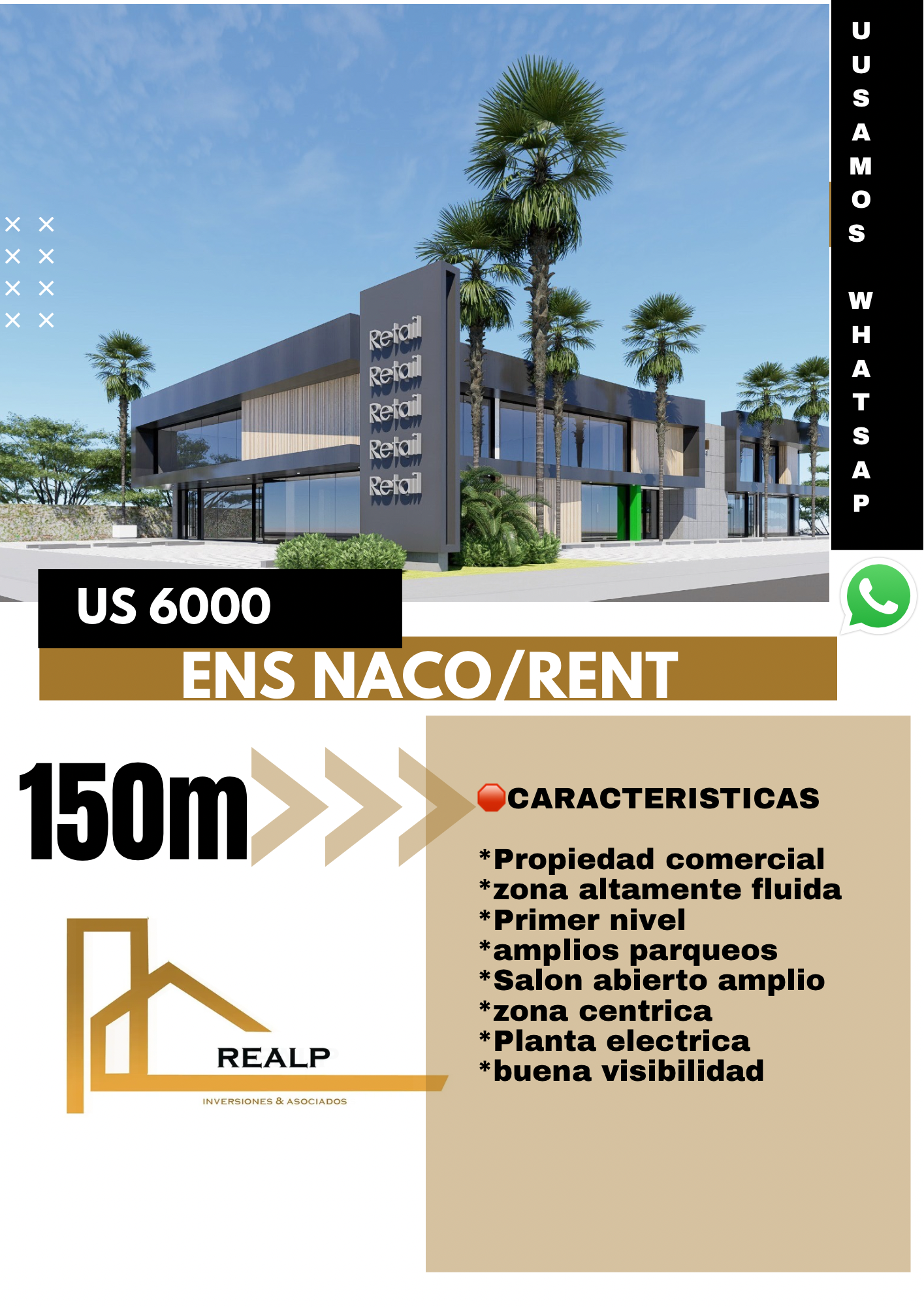 oficinas y locales comerciales - Local céntrico en Naco 0