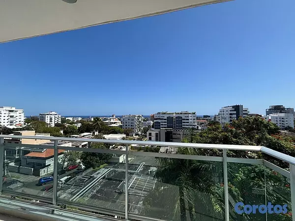 apartamentos - Apartamento en Gazcue Vista al mar de 2 hab 5