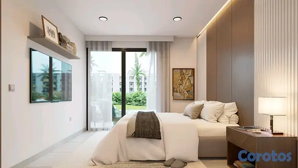 apartamentos - AURA BULEVAR ES UN PROYECTO TIPO RESORT EN PUNTA CANA.  4