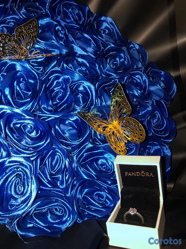 joyas, relojes y accesorios - anillo Pandora + flores eternas  4