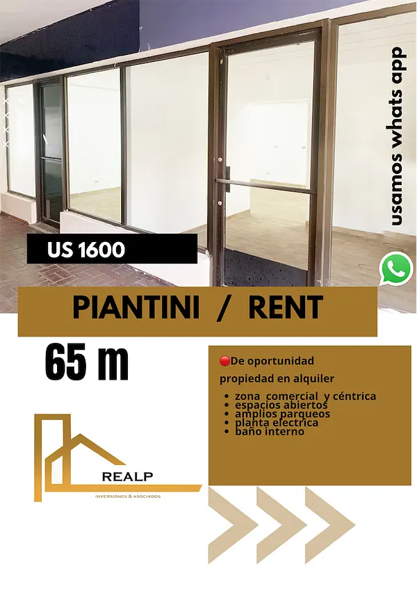 oficinas y locales comerciales - Local céntrico en Piantini 1